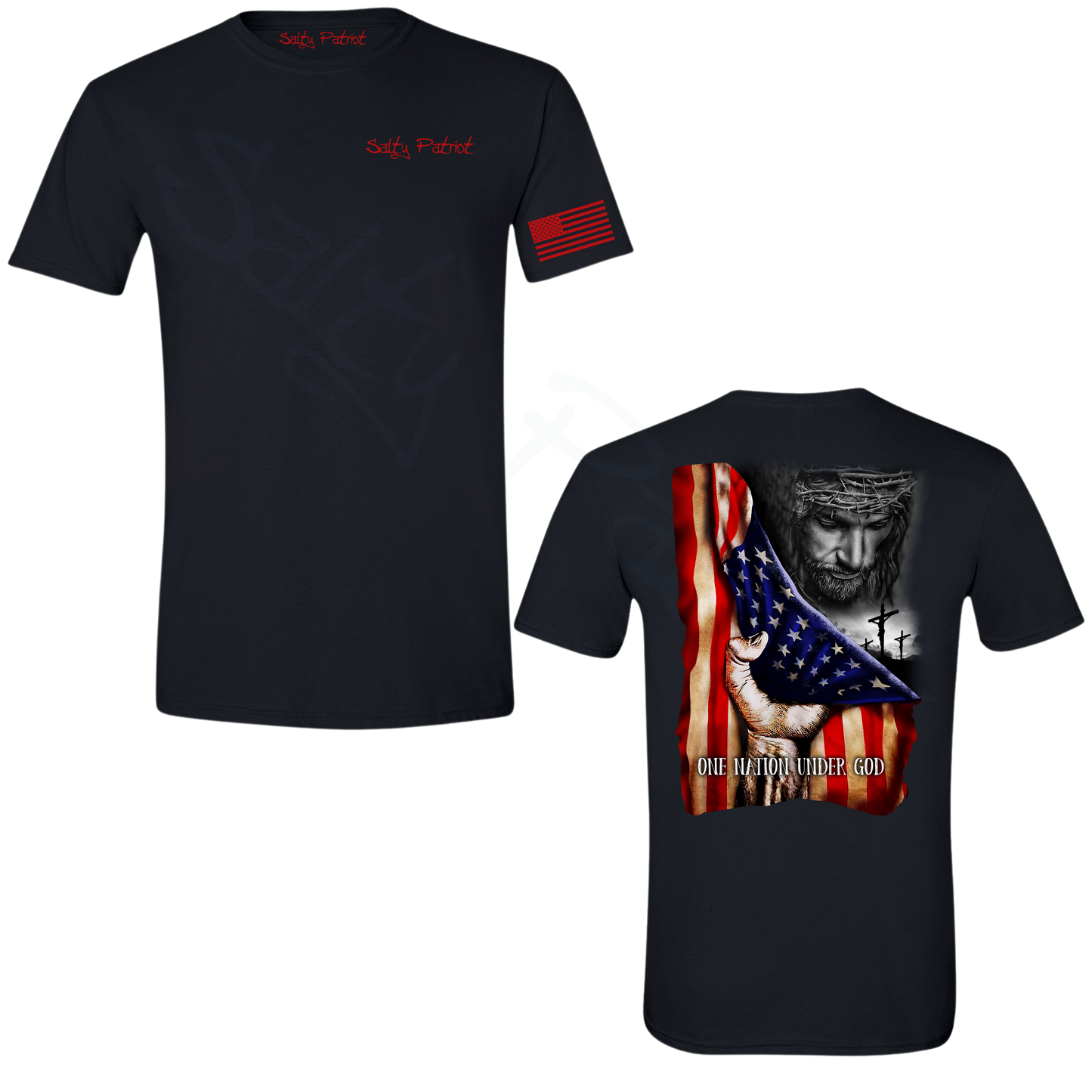 One Nation Patriotic Tee